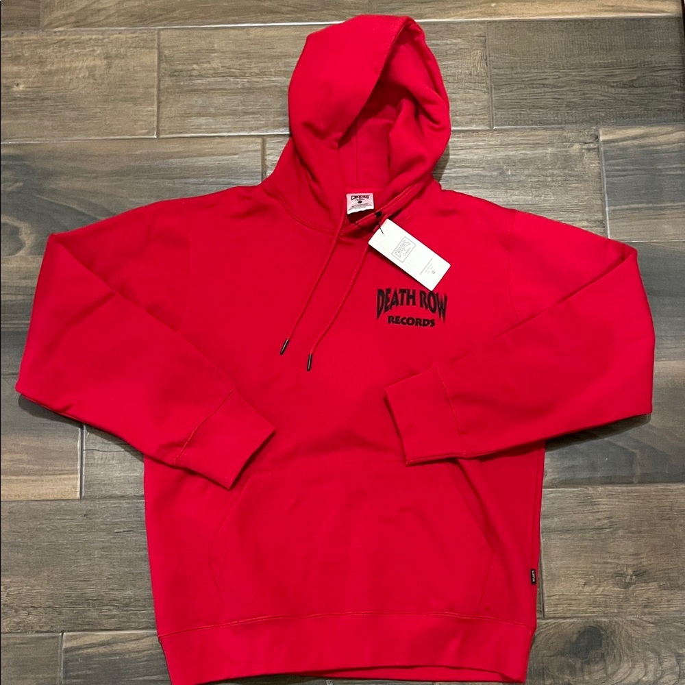 Crooks & Castles Red Death Row Records Hooded Sweatshirt